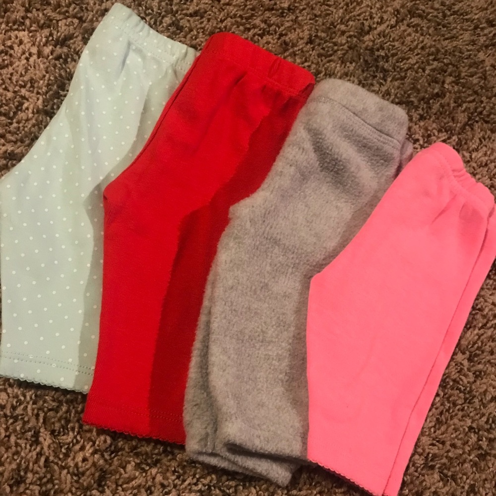 Carters baby girl Newborn pants